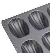 MasterClass Carbon Steel Non-Stick 12 Hole Madeline Pan